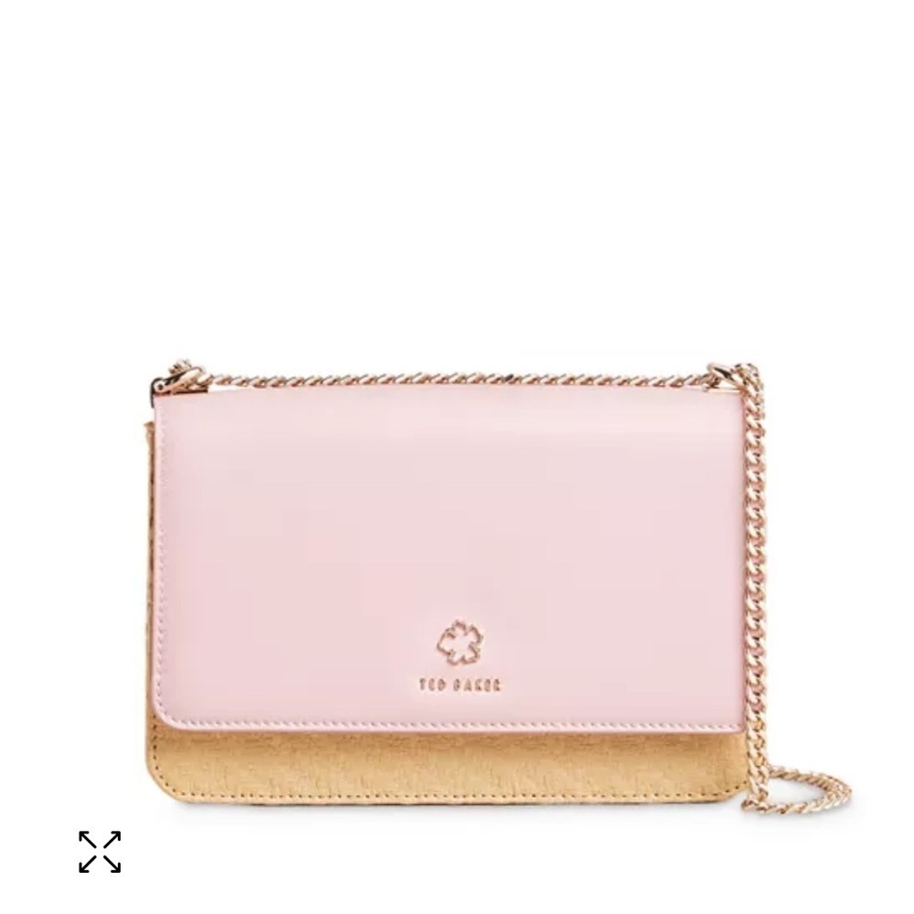 Ted Baker Pink and Tan Crossbody Bag - Picture 2 of 7